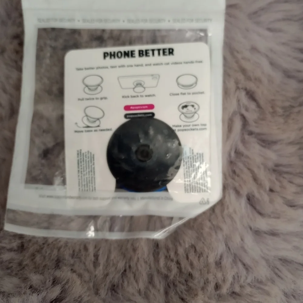 Popsockets Poshmark Swag Blue Gemstone Jeweled Phone Stand